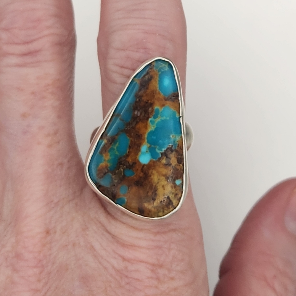 Kingman Turquoise Sterling Silver Ring